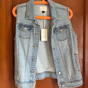 Denim vest. NWT